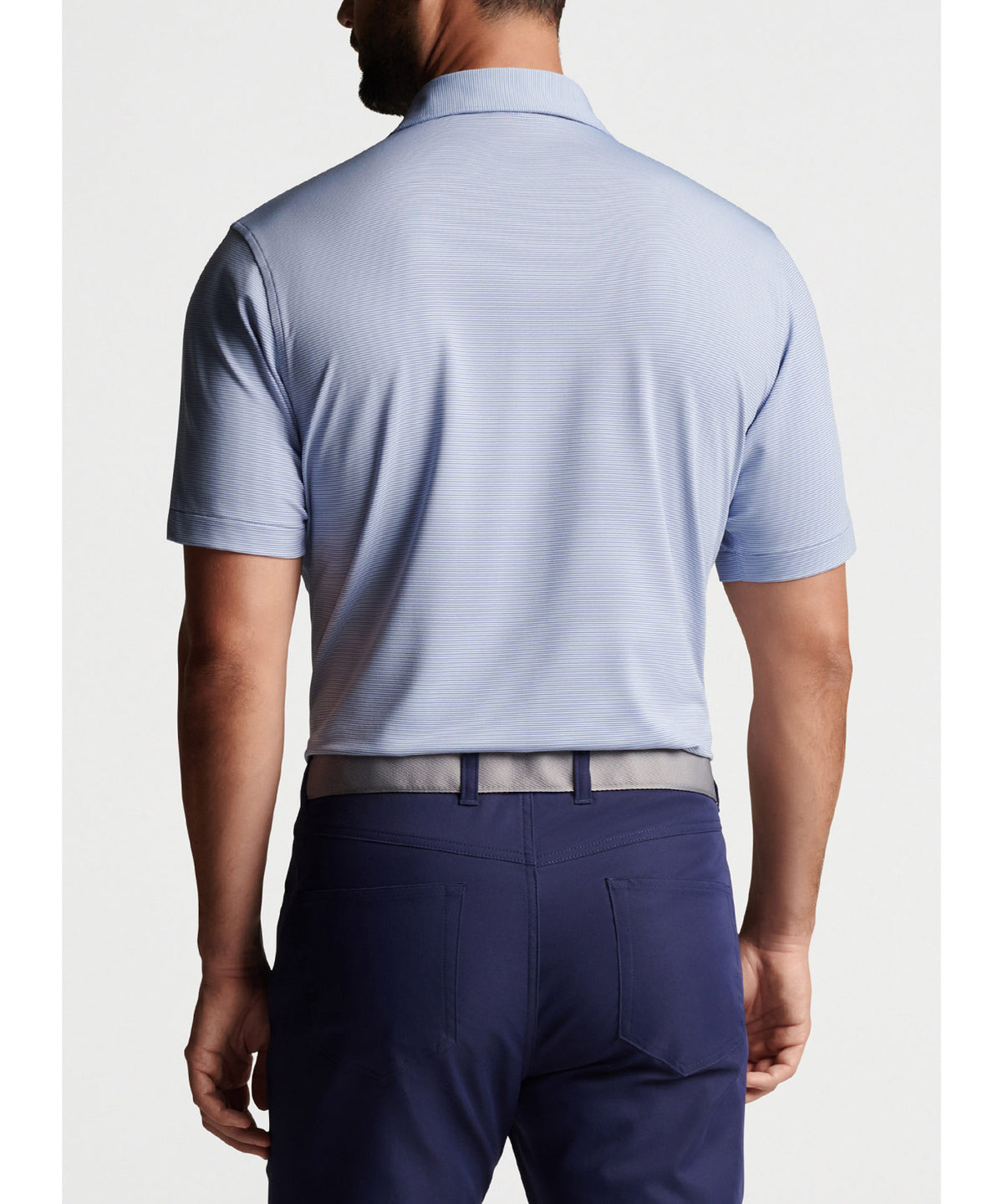 Peter Millar Short Sleeve Jubilee Stripe Polo