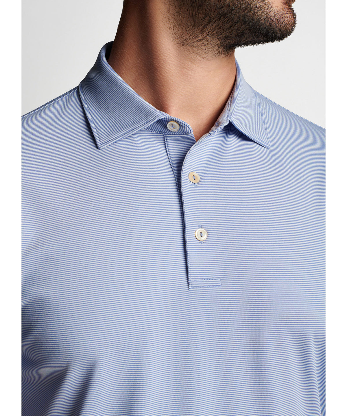 Peter Millar Short Sleeve Jubilee Stripe Polo