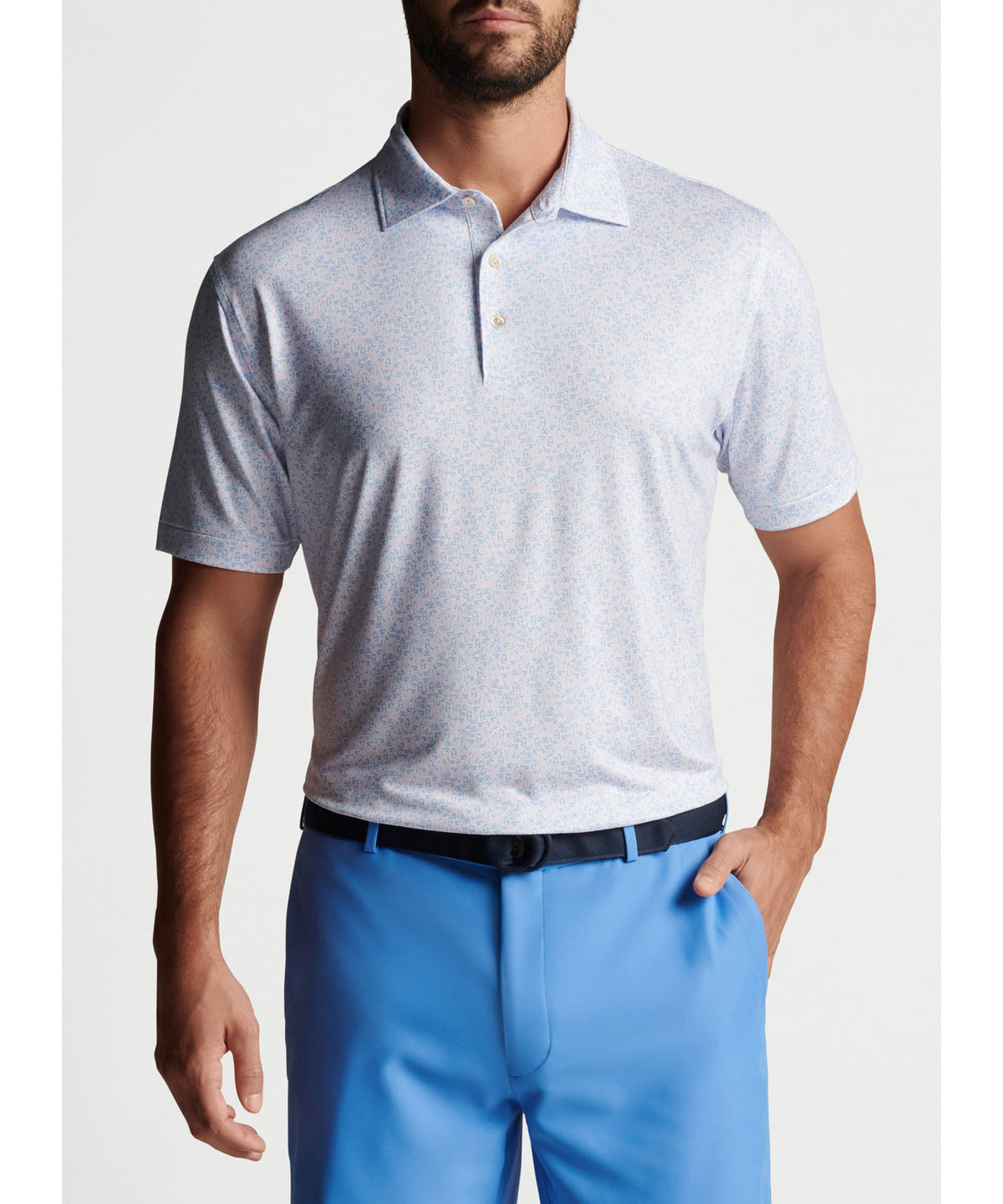 Peter Millar Short Sleeve Dazed and Transfused Print Polo