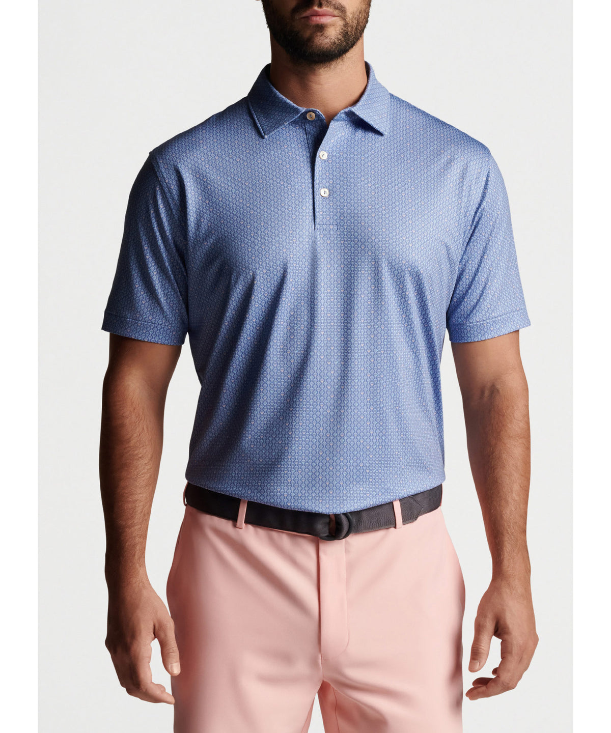Peter Millar Short Sleeve Martini Print Polo