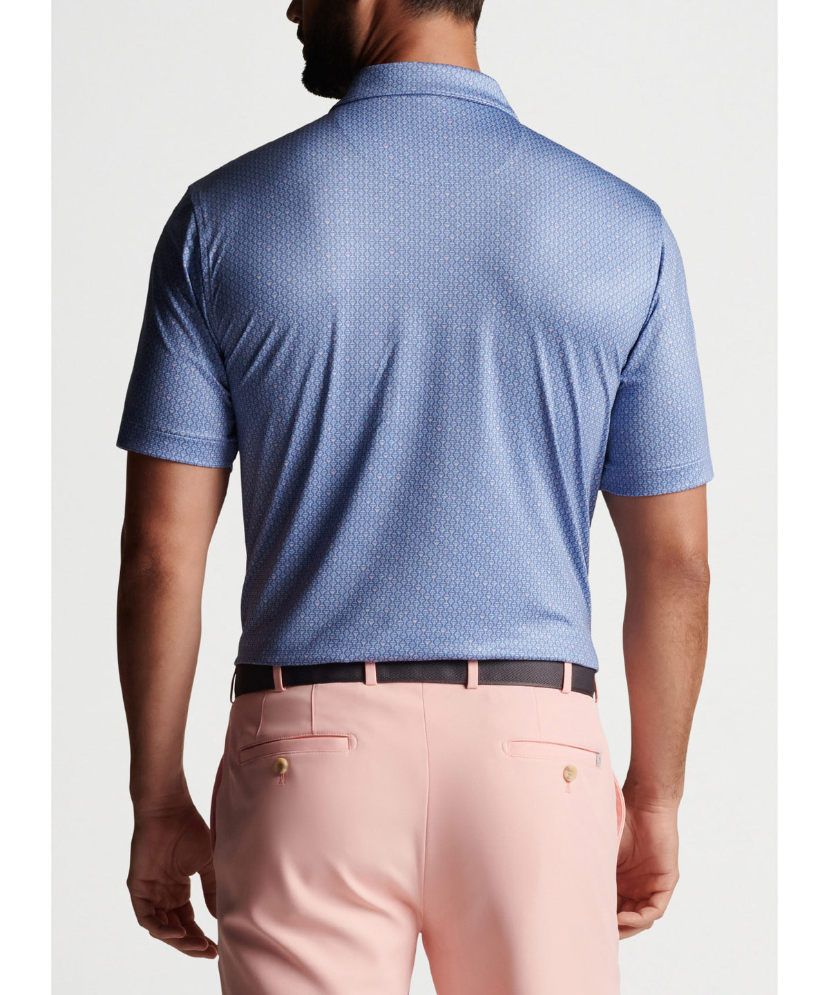 Peter Millar Short Sleeve Martini Print Polo