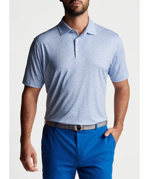 Peter Millar Short Sleeve Martini Print Polo