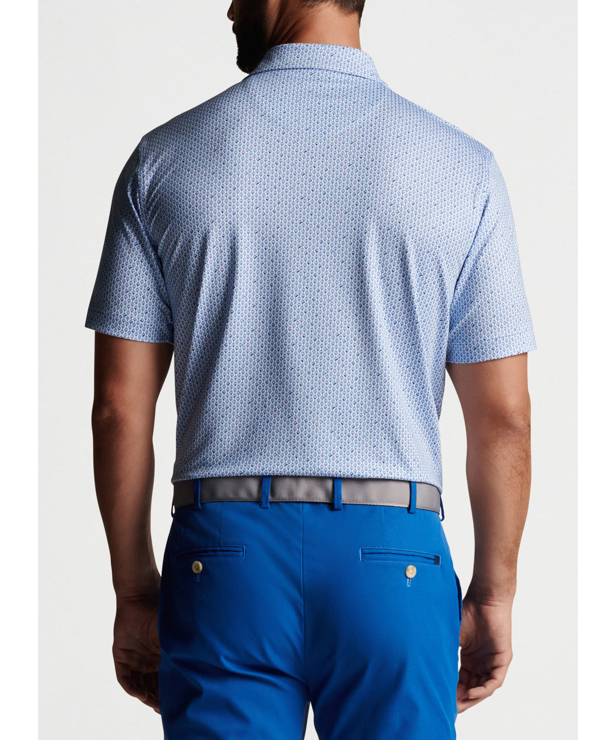 Peter Millar Short Sleeve Martini Print Polo