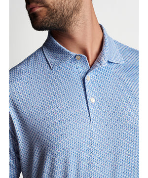 Peter Millar Short Sleeve Martini Print Polo