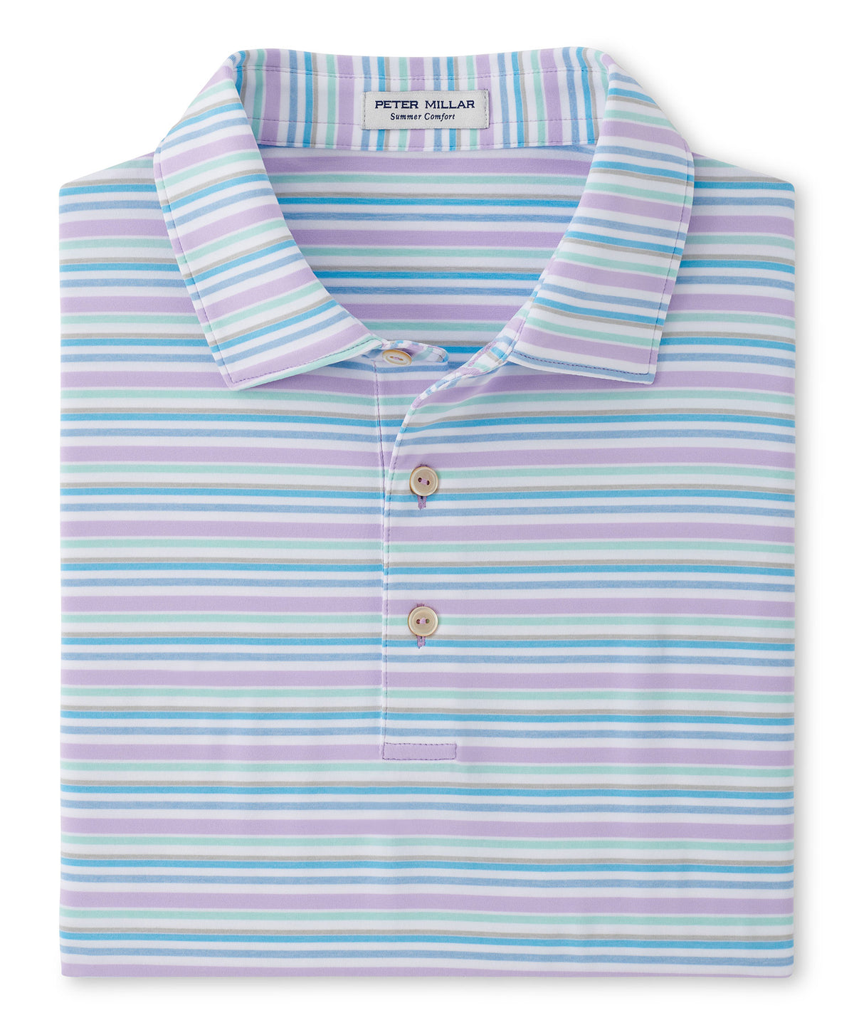 Peter Millar Short Sleeve Joan Stripe Polo