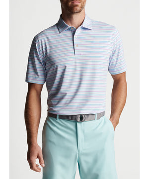 Peter Millar Short Sleeve Joan Stripe Polo