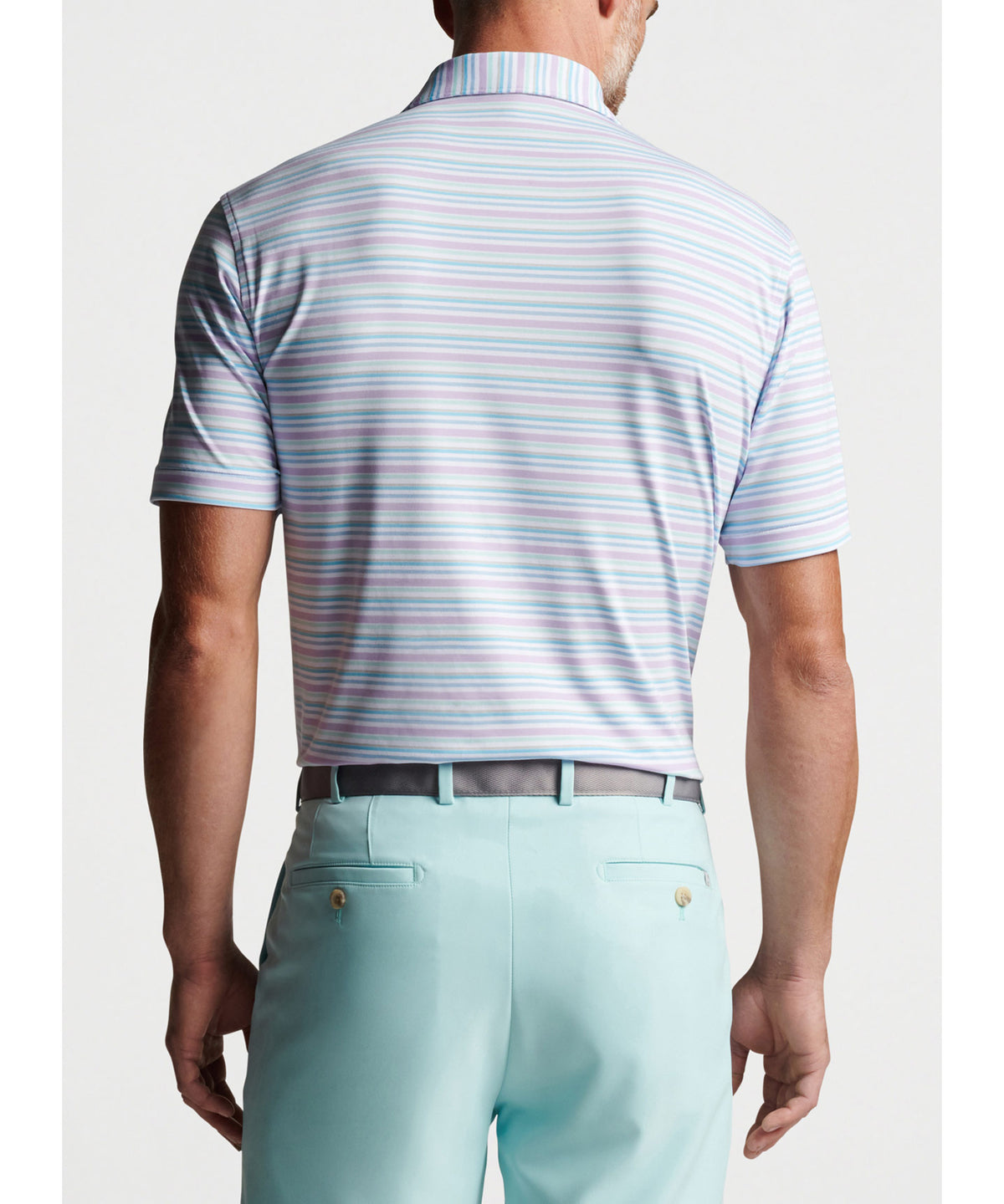 Peter Millar Short Sleeve Joan Stripe Polo