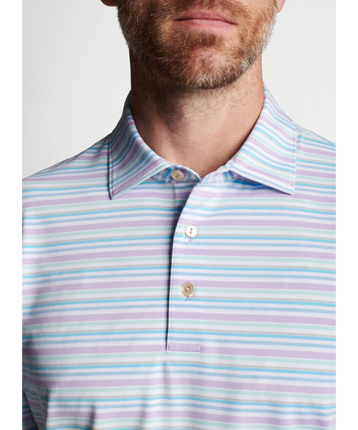 Peter Millar Short Sleeve Joan Stripe Polo