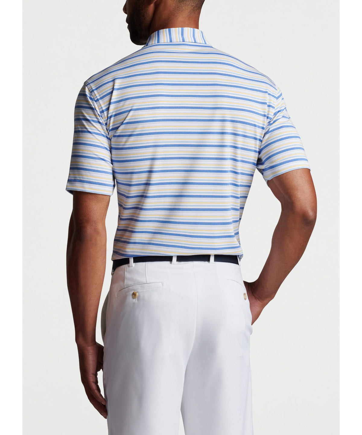 Peter Millar Short Sleeve Joan Stripe Polo