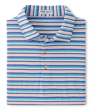 Peter Millar Short Sleeve Joan Stripe Polo