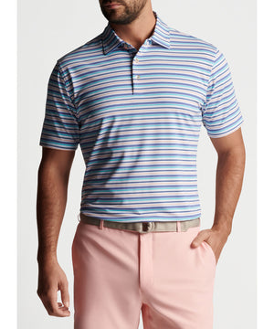 Peter Millar Short Sleeve Joan Stripe Polo
