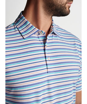 Peter Millar Short Sleeve Joan Stripe Polo