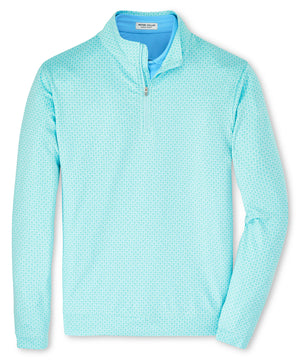Peter Millar Skull Print Perth Quarter-Zip Pullover