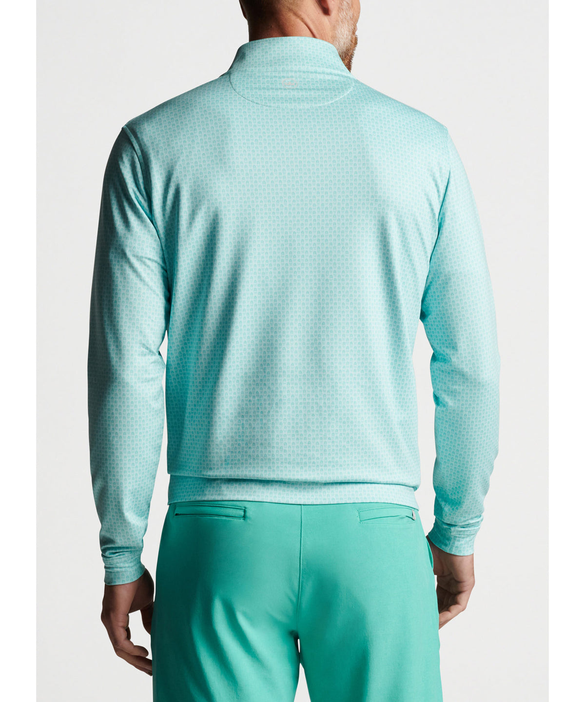 Peter Millar Skull Print Perth Quarter-Zip Pullover