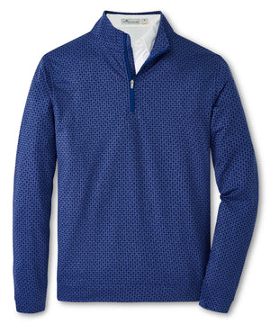 Peter Millar Skull Print Perth Quarter-Zip Pullover