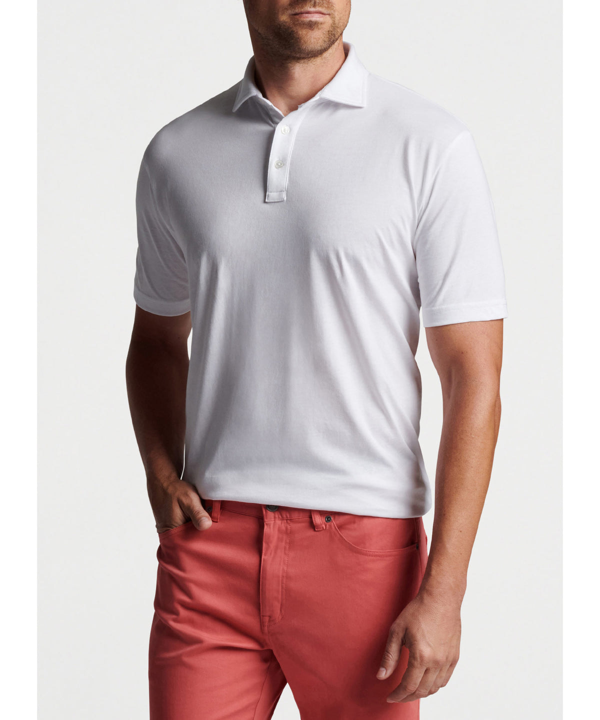 Peter Millar Short Sleeve Pilot Mill Polo