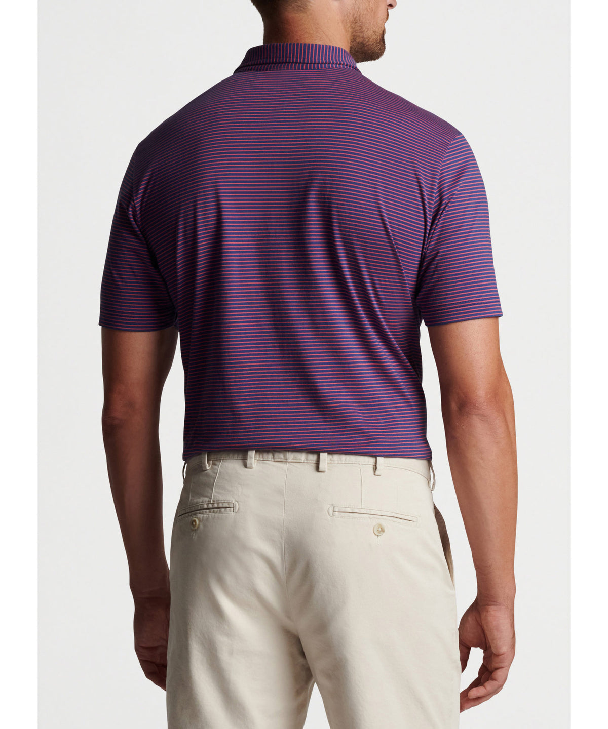 Peter Millar Short Sleeve Halifax Stripe Polo