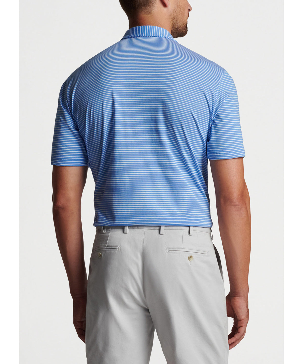 Peter Millar Short Sleeve Halifax Stripe Polo