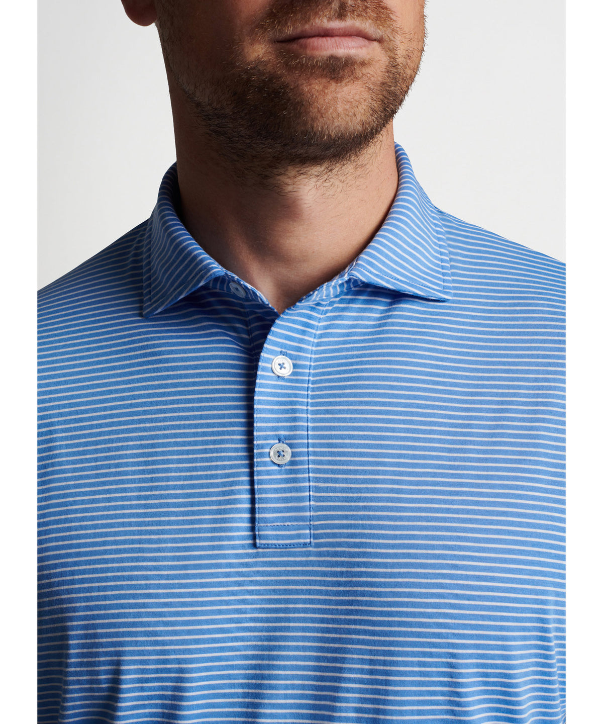 Peter Millar Short Sleeve Halifax Stripe Polo