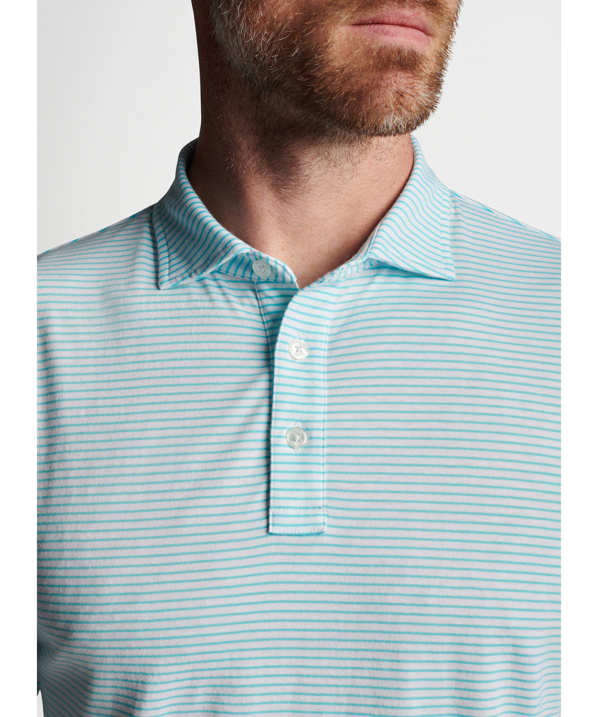 Peter Millar Short Sleeve Halifax Stripe Polo