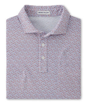 Peter Millar Short Sleeve Surf Board Print Polo