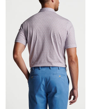 Peter Millar Short Sleeve Surf Board Print Polo