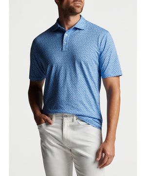 Peter Millar Short Sleeve Cocktail Print Polo