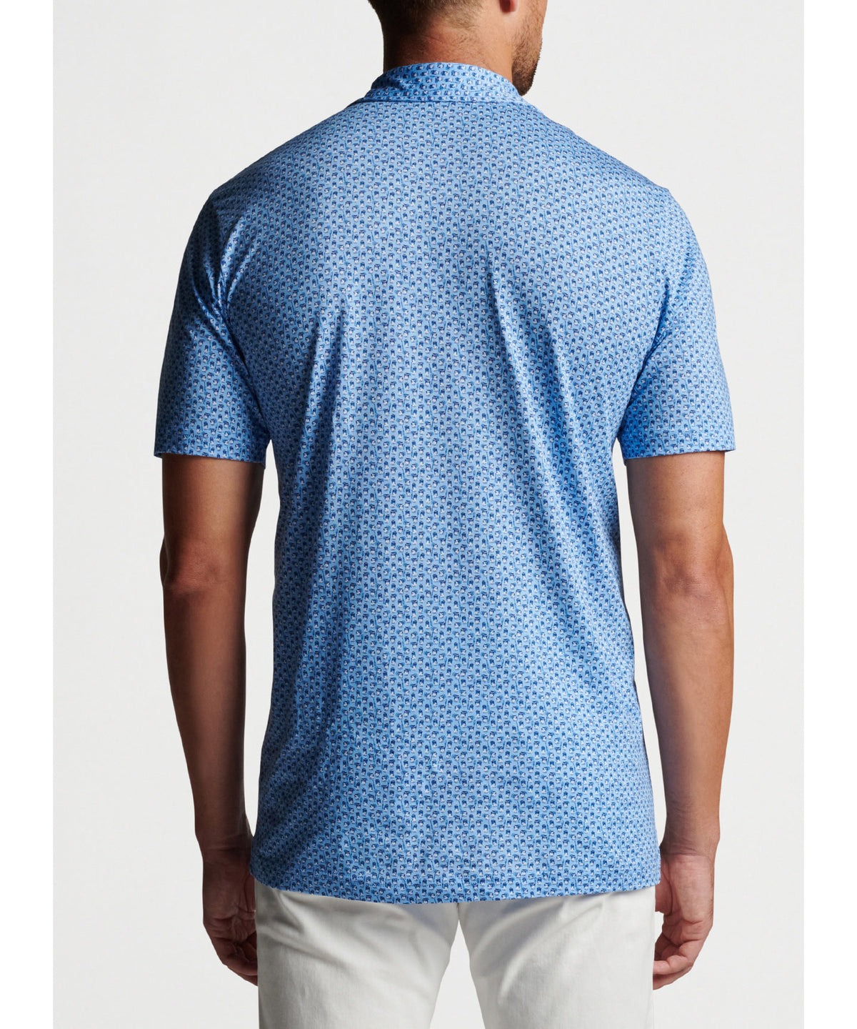 Peter Millar Short Sleeve Cocktail Print Polo