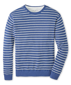 Peter Millar Honeycomb Stripe Crew Sweater