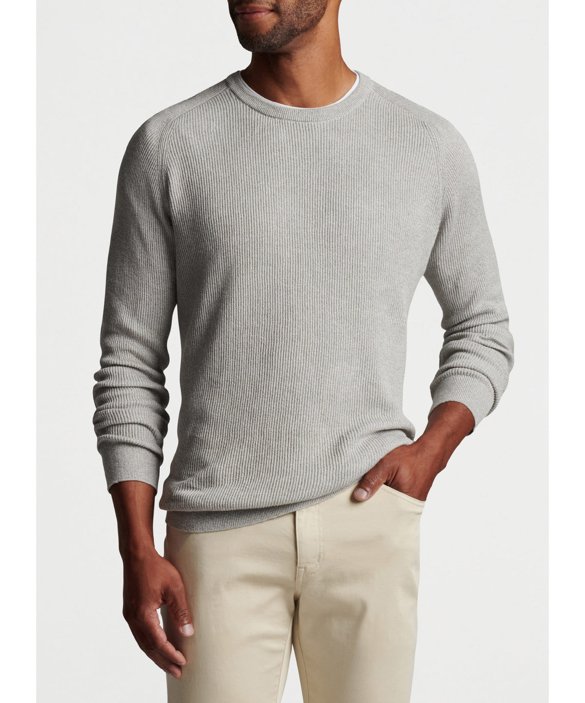 Peter Millar English Rib Crew Sweater