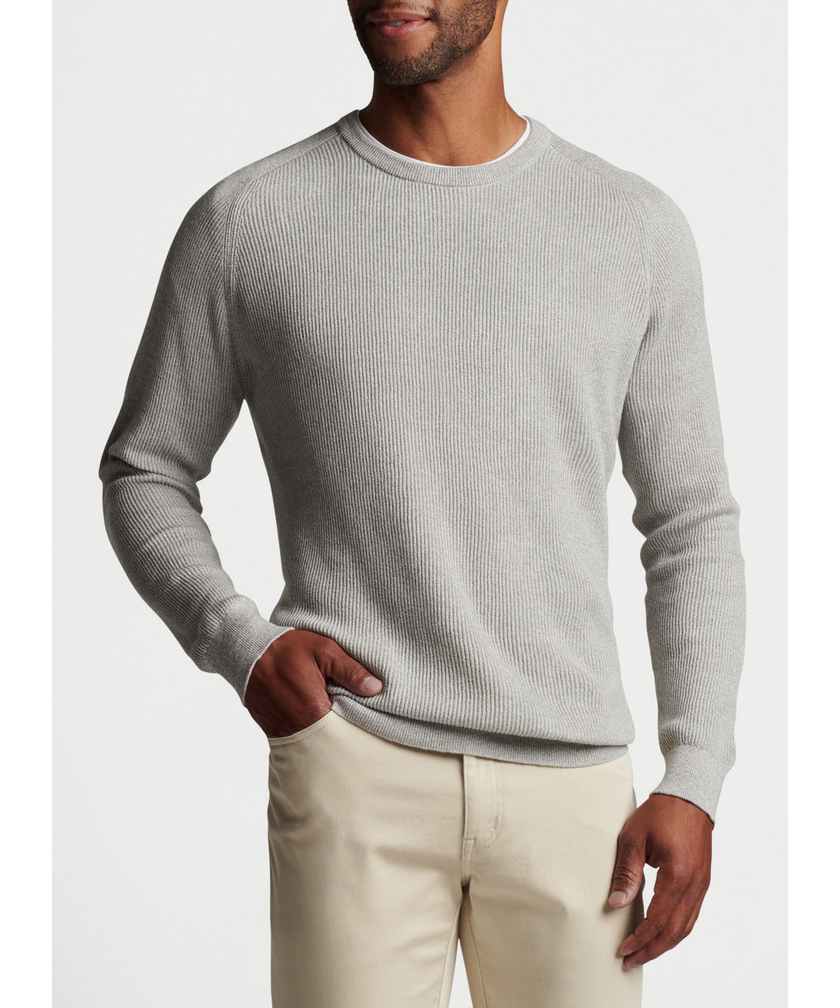 Peter Millar English Rib Crew Sweater
