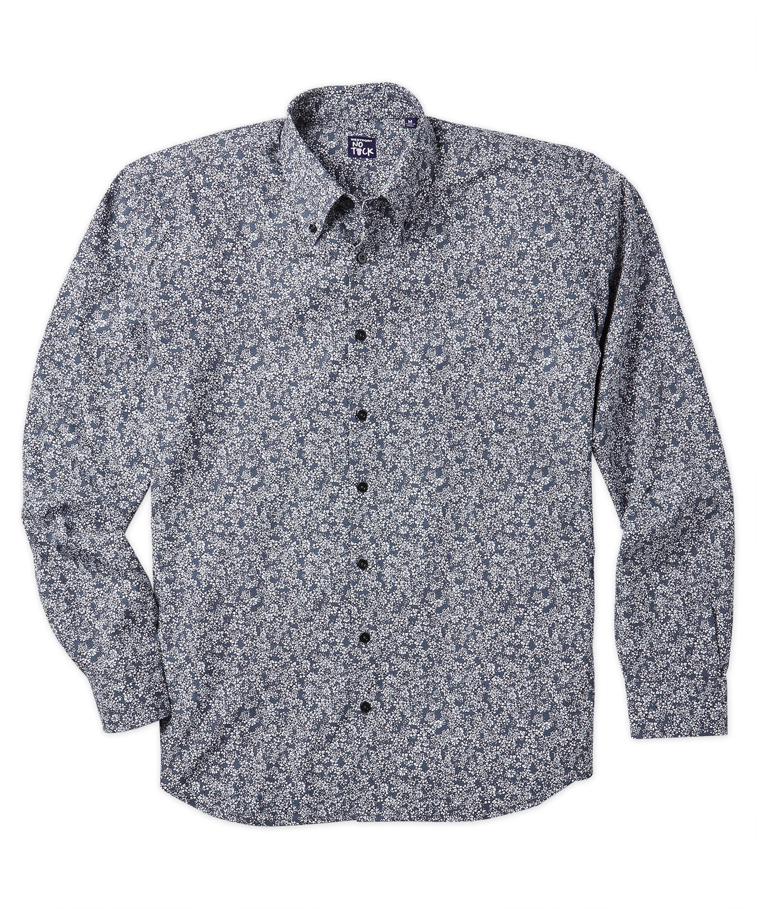 Westport NoTuck Long Sleeve Floral Performance Stretch Sport Shirt