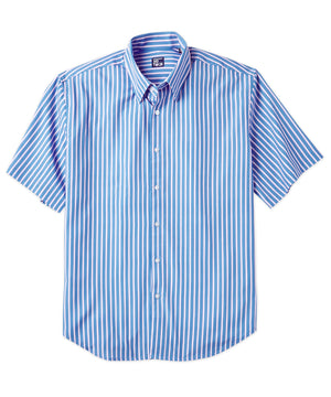 Westport No-Tuck Short Sleeve Stripes Performance Stretch Sport Shirt
