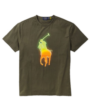 Polo Ralph Lauren Short Sleeve Graphic Ombre Tee Shirt