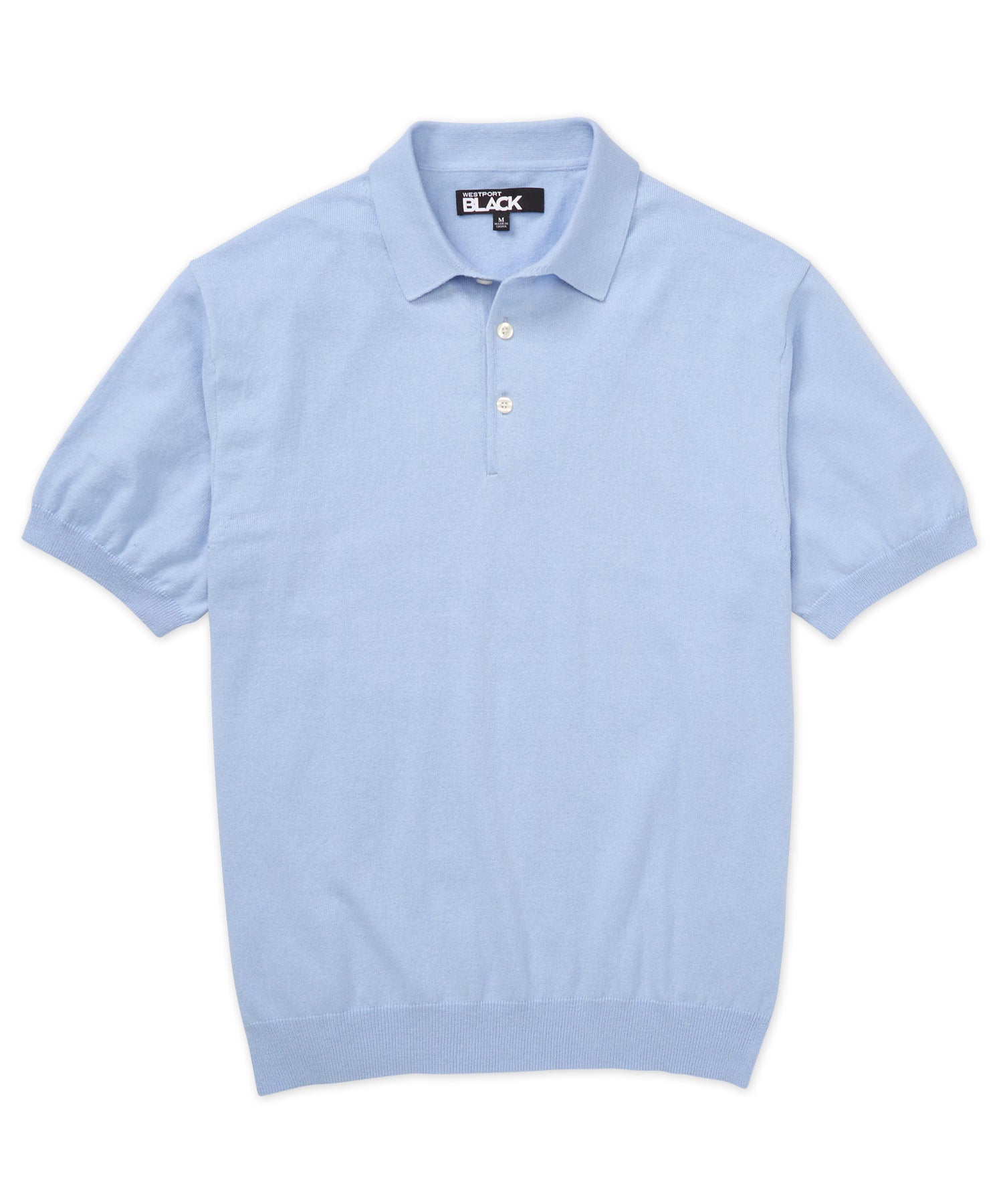 Short Sleeve Knitted Polo Shirt