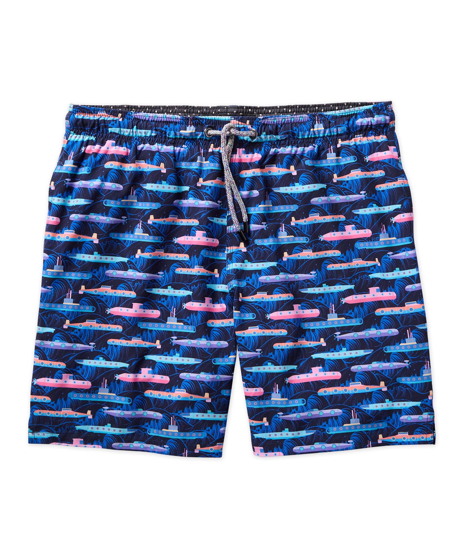Westport Black Submarine Print Swim Short