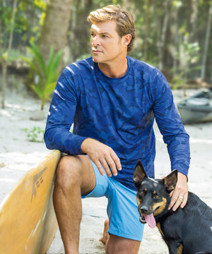Westport Lifestyle Printed Long Sleeve Rash Guard