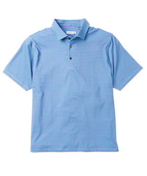 Westport Lifestyle Serrated Stripe Performance Polo