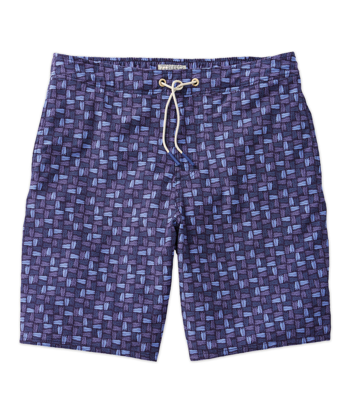 Westport Lifestyle Half Elastic Geo Print Board Short
