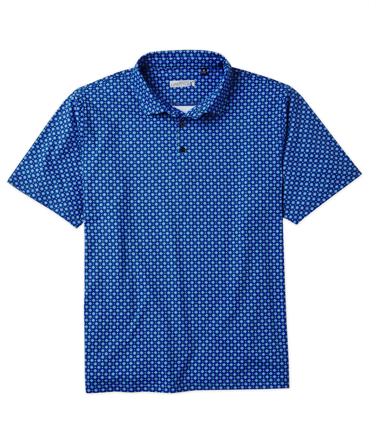 Westport Lifestyle Geo Print Performance Polo