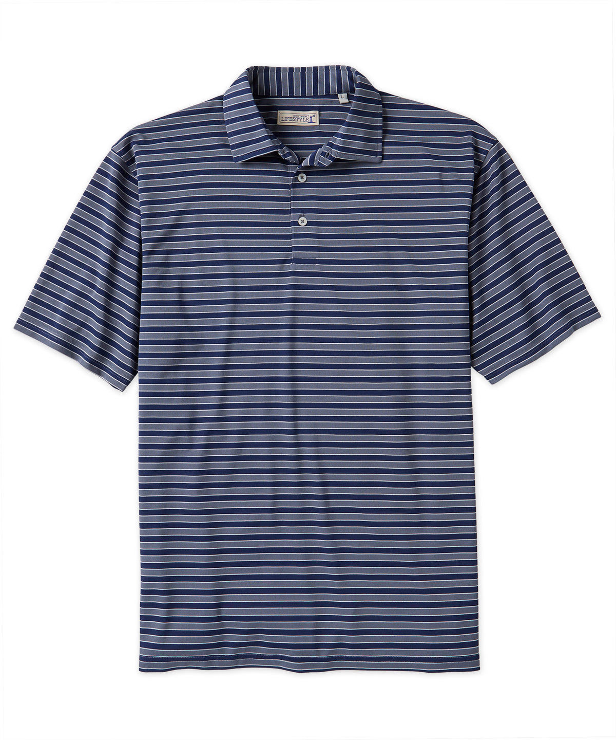 Westport Lifestyle Stripe Mesh Polo