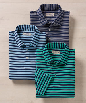 Westport Lifestyle Stripe Mesh Polo