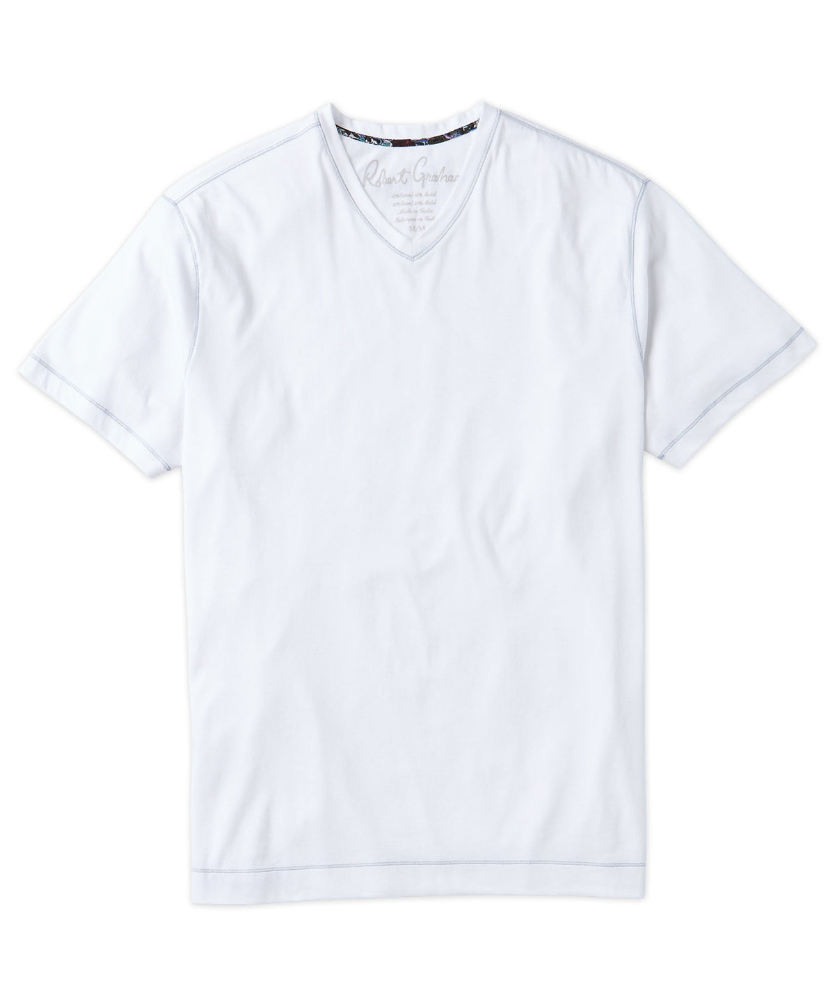 Robert Graham Short Sleeve Eastwood V-Neck T-Shirt