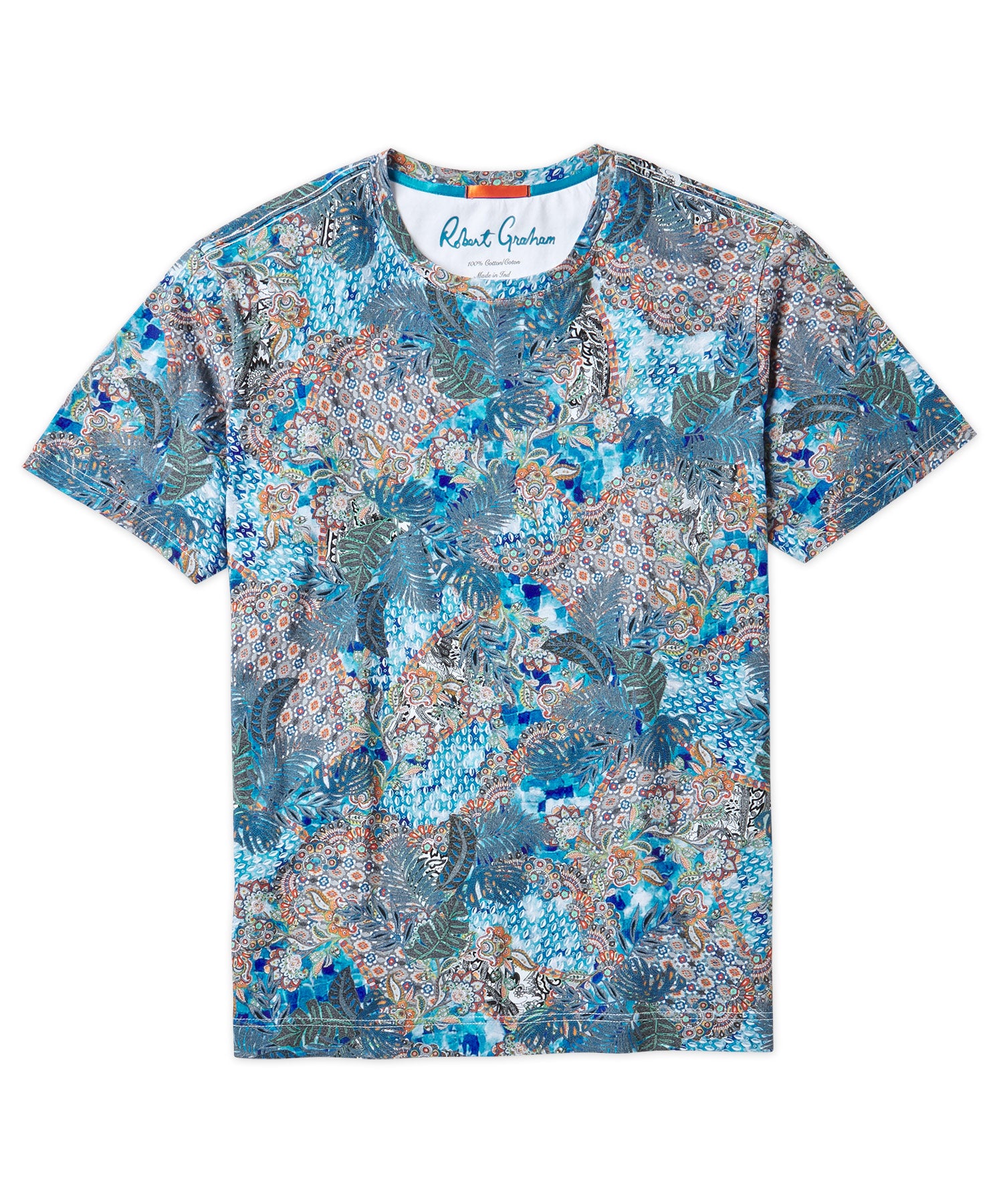 Robert Graham Short Sleeve Tropic Camo Graphic T-Shirt
