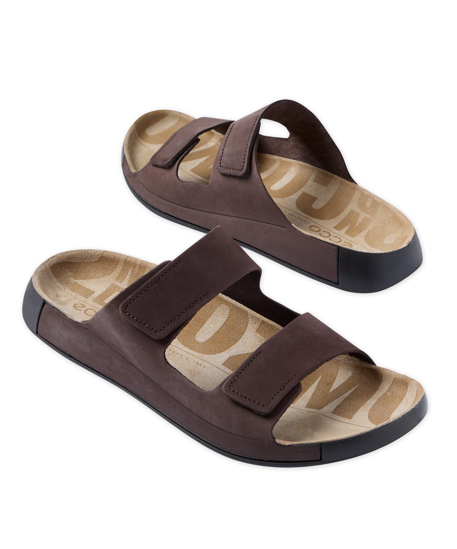 Ecco Two-Band Slide Sandal, Men's Big & Tall