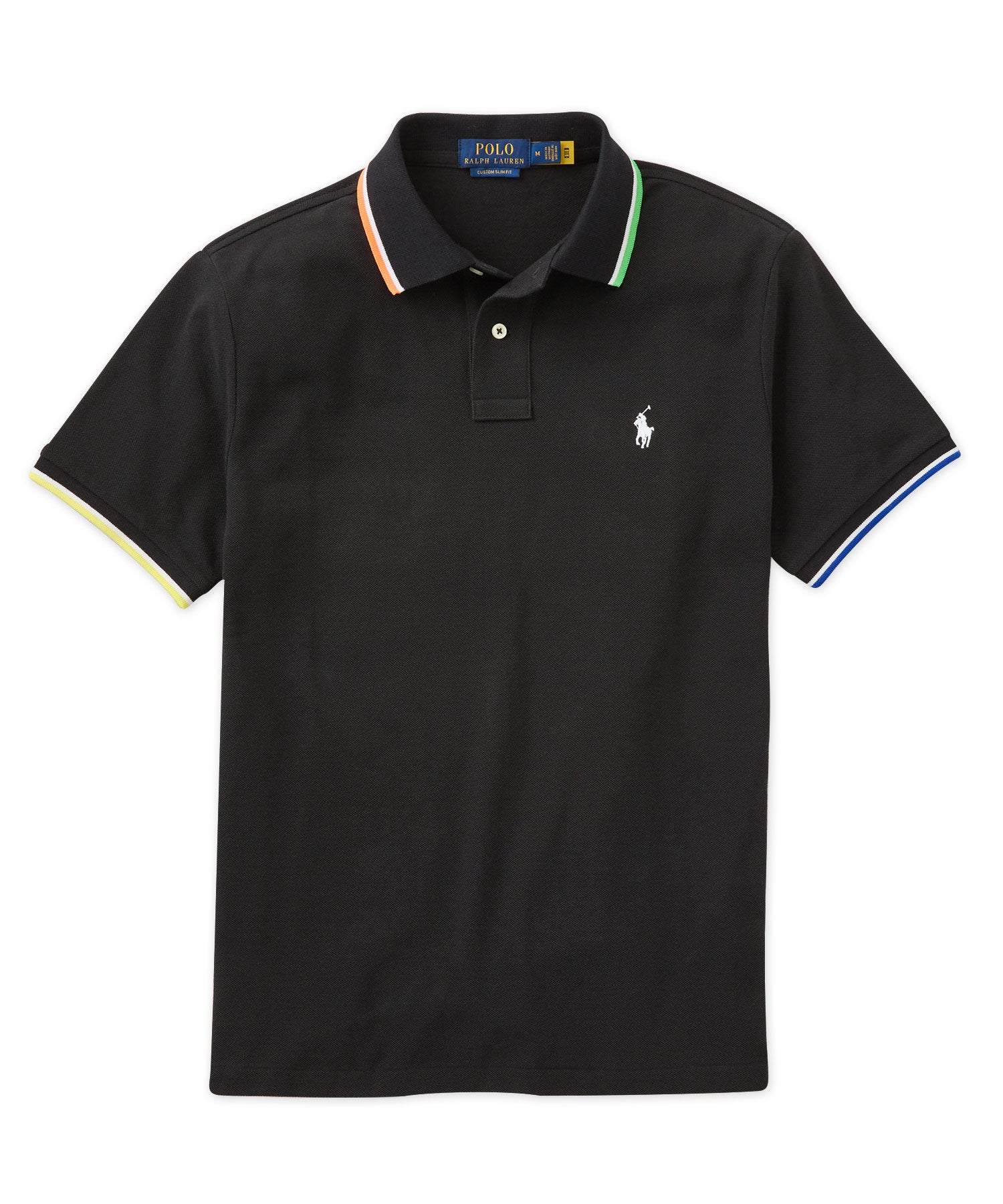 Polo Ralph Lauren Classic-Fit Printed Mesh Short-Sleeve Polo Shirt