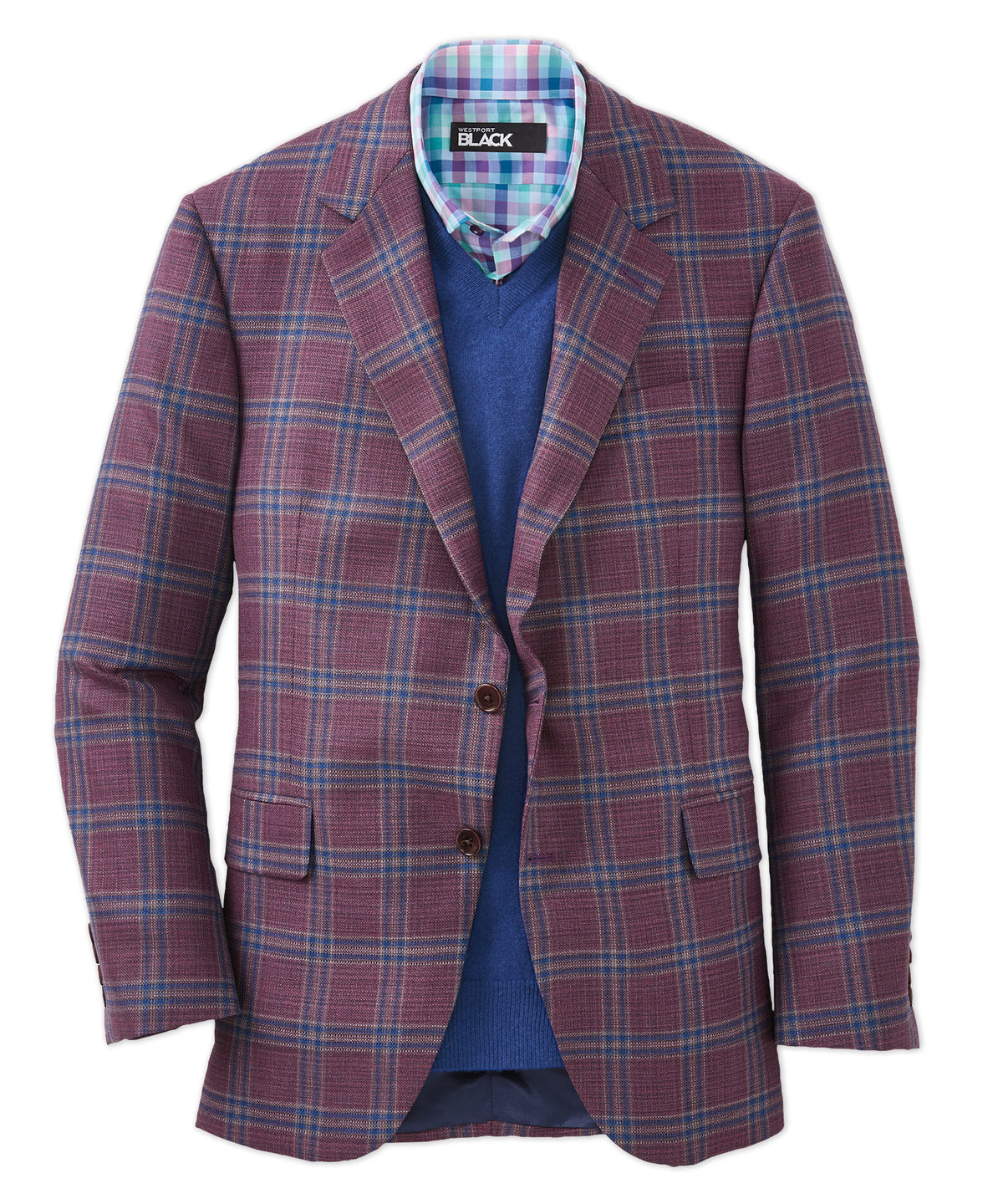 Coppley Two-Button Plaid Sport Coat