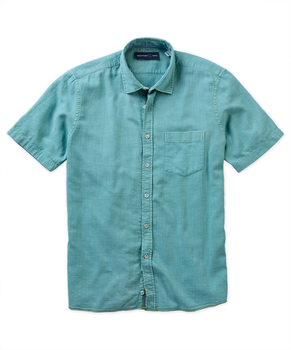 Westport 1989 Garment Dyed Slub Cotton Sport Shirt