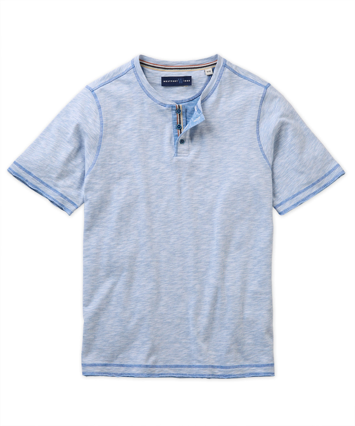 Maglia Henley intrecciata Westport 1989, Men's Big & Tall