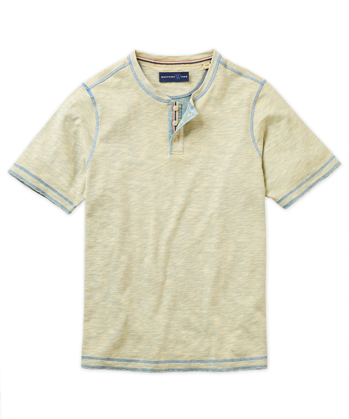 Maglia Henley intrecciata Westport 1989, Men's Big & Tall